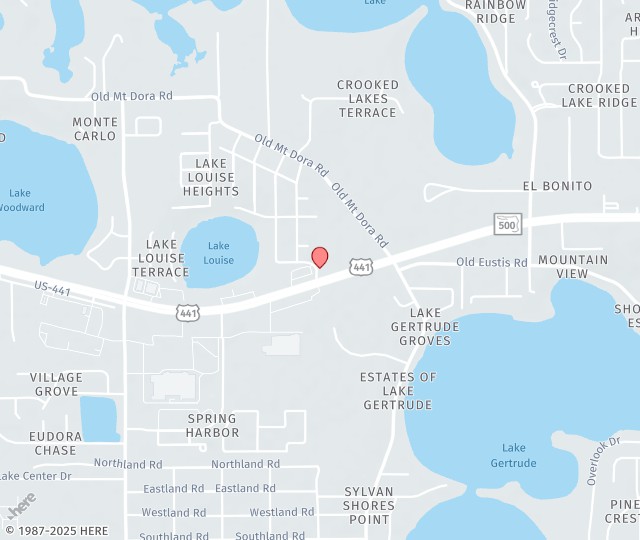 Location Map: 17521 US-441 U 21 Mt Dora, FL 32757